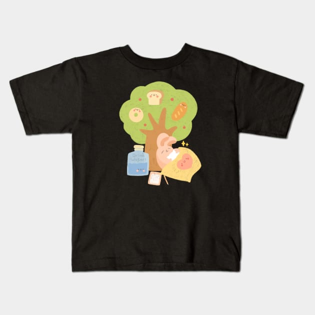 The Bread Tree Kids T-Shirt by Chubbit